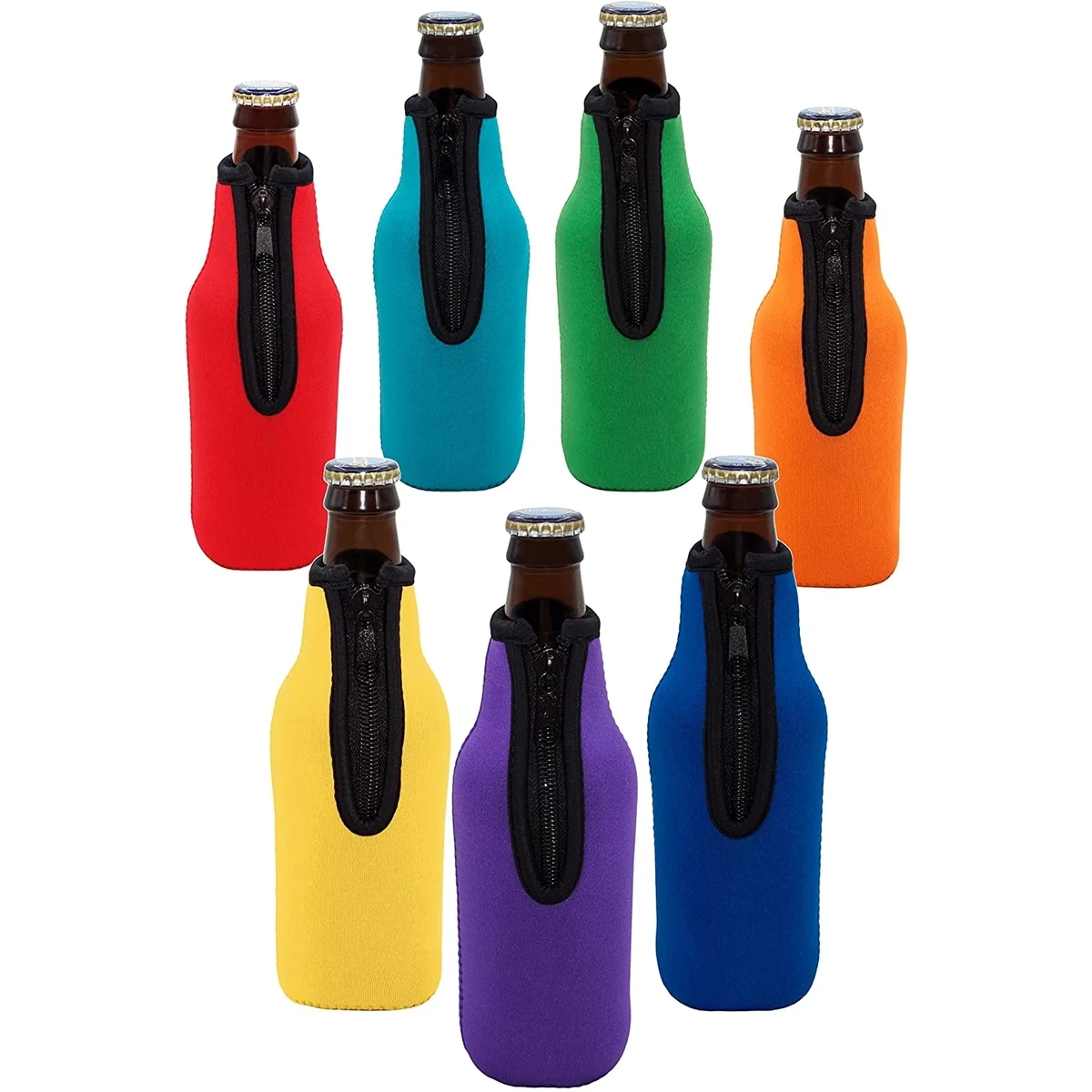 Hot Or Cold Glasses Beer Bottle Holder Sleeve, custom koozie with logo imprint 1