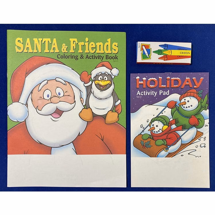 Holiday Coloring & Activity Book Sets - 3 Pieces Vol. 1