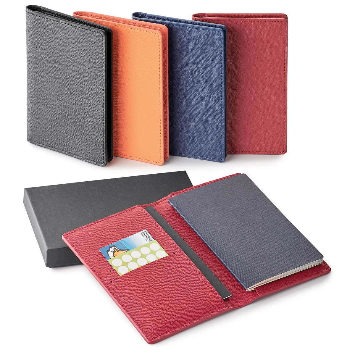 Toscano Genuine Leather Rfid Booklet/ Passport Holder 1