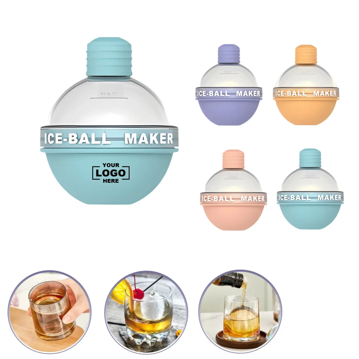 Silicone Light Bulb Ice Ball Mold 1