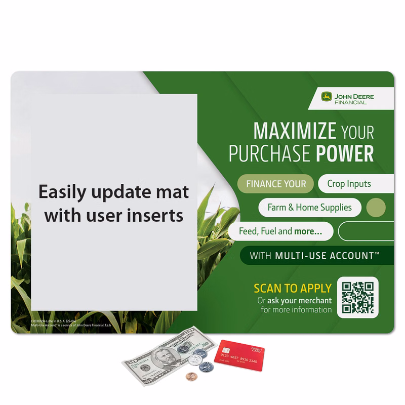 Frame-It Flex Peel&Place Ultra Thin Window Counter Mat-13"x19"x.015"