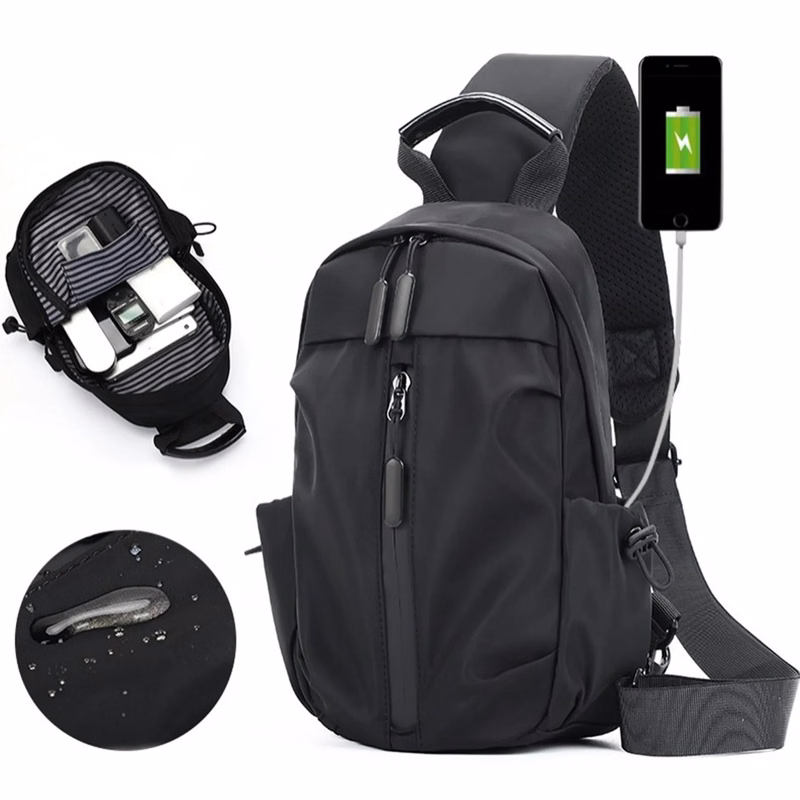 USB Crossbody Shoulder Bag MOQ20