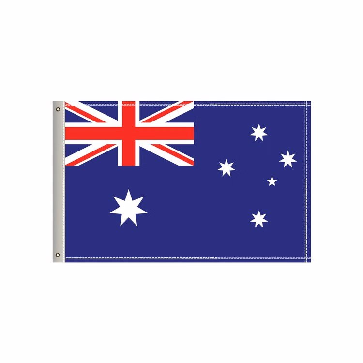 National Flag, Australia, Single-Sided - 36"W x 24"H