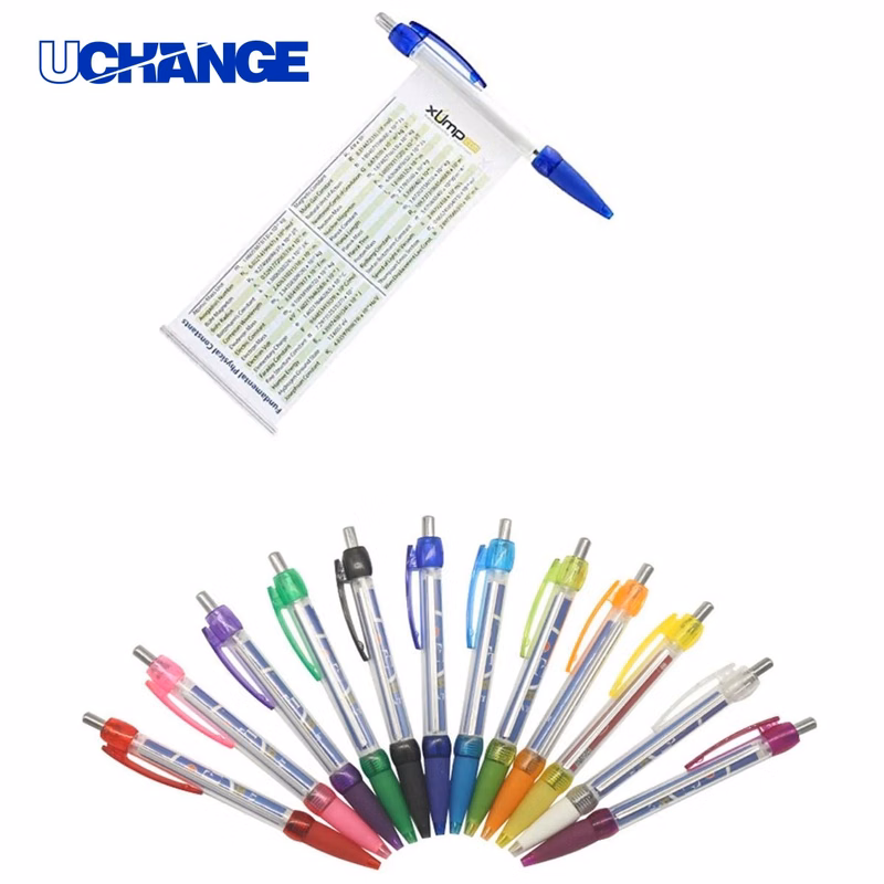 Retractable Pen with Pull Out Advertisement