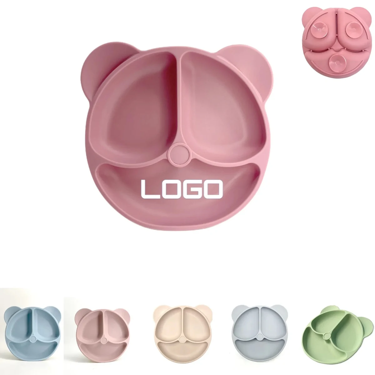 Silicone Baby Bowl with Suction Cup 1