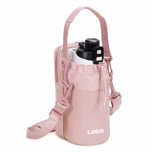 Insulated Water Bottle Sling Bag With Straps For Hiking