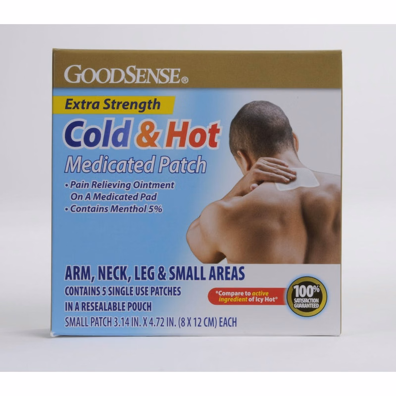 Cold & Hot Patches - Small 5 Count