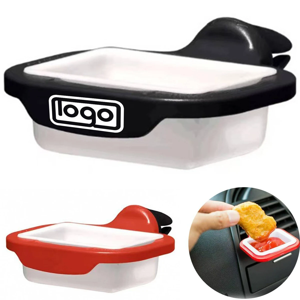 Universal Car Vent Sauce Holder 1