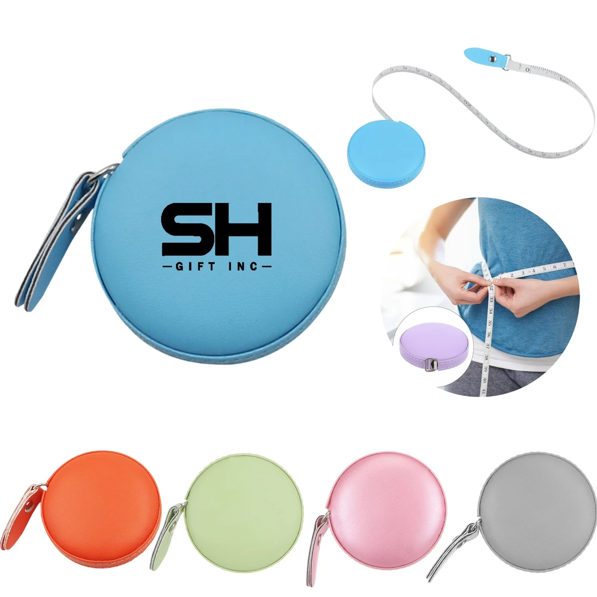 Round Retractable Measuring Tape 1