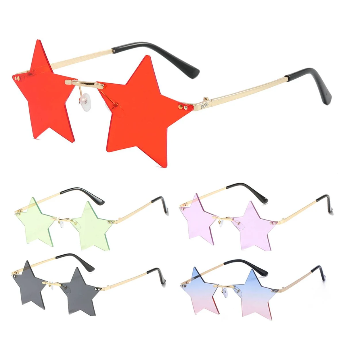 New Christmas Pumpkin Pentagram Funny Trendy Sunglasses 1