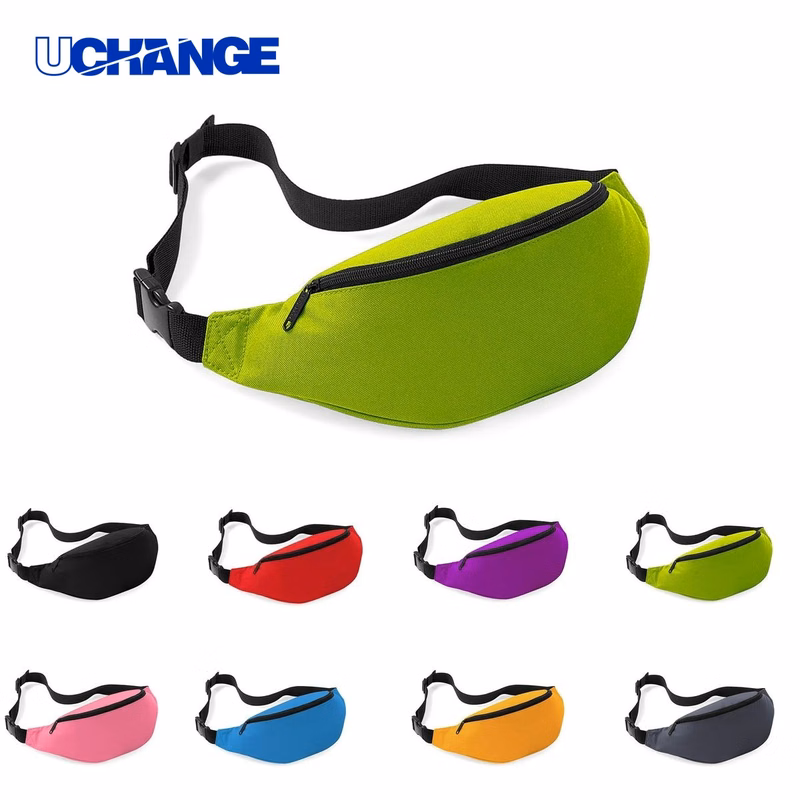Zipper Running Sport Waist Bag with Adjustable Strap Organizer