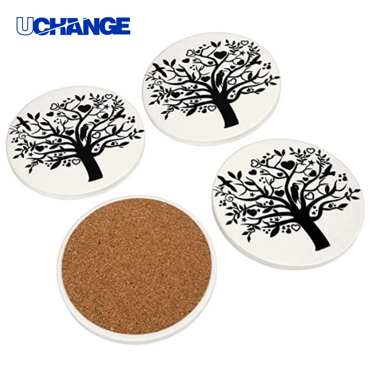 Car Cork Coaster Mat 1
