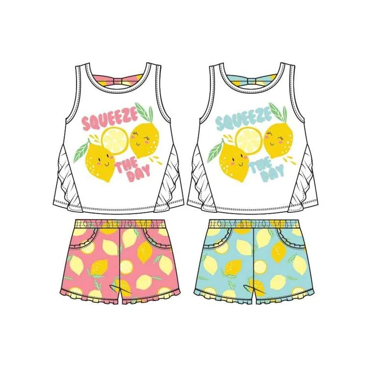 Little Girls' Knit Short Sets - Assorted Size 2-4T 1