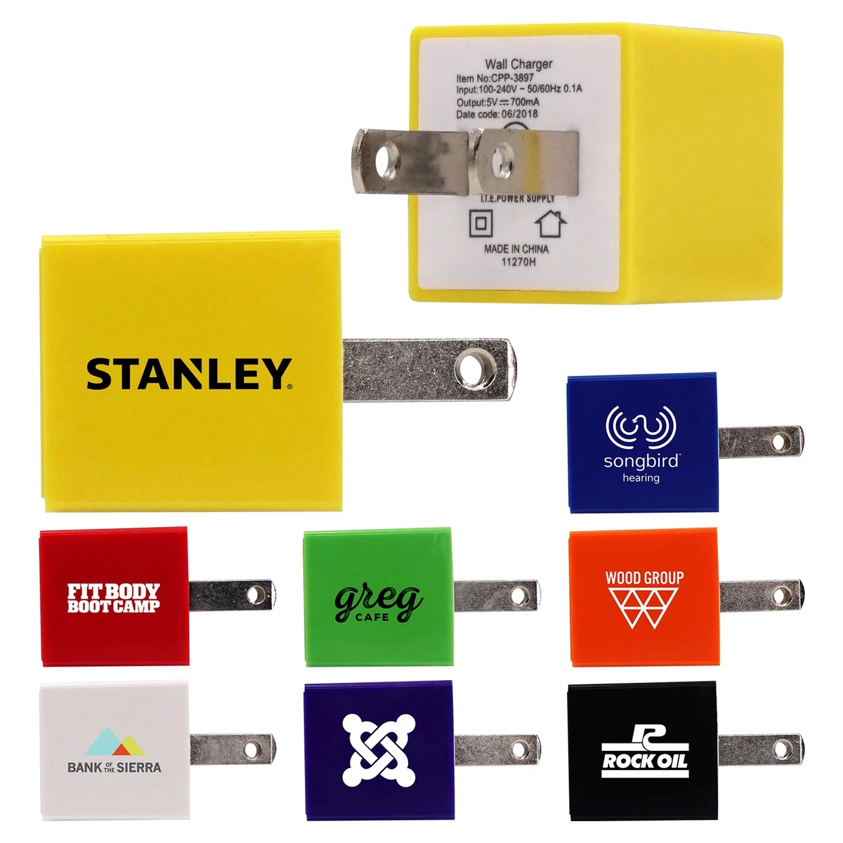 UL Square USB Wall Charger 1