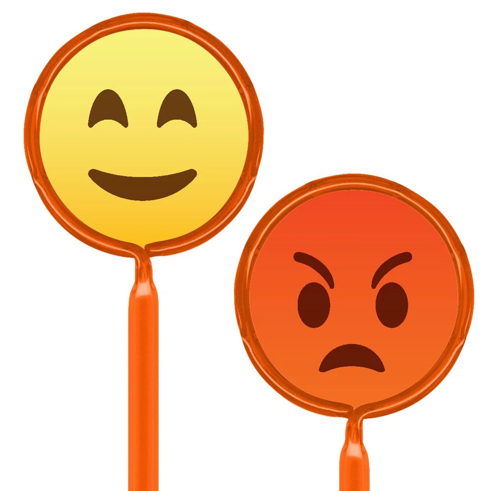 Inkbend Standard Billboard Pens W/ Emoji Happy / Mad Stock Insert 1