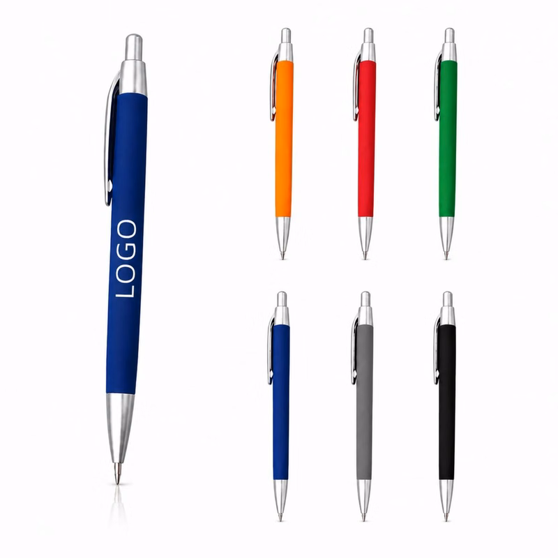 Spray Coated Ballpoint Pen