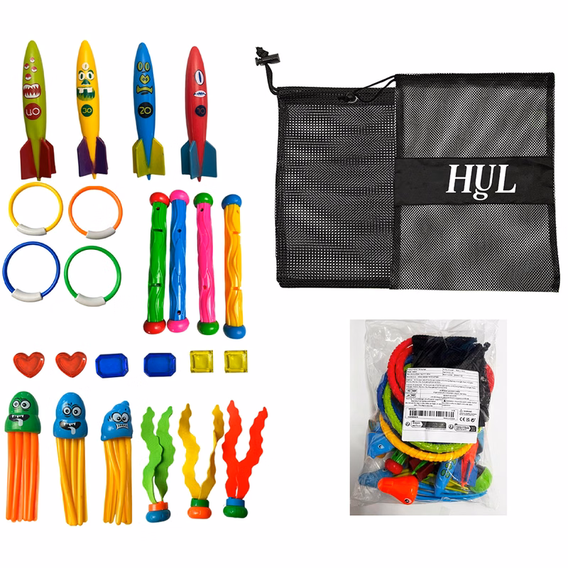 24 Pieces Diving Pool Toys Set