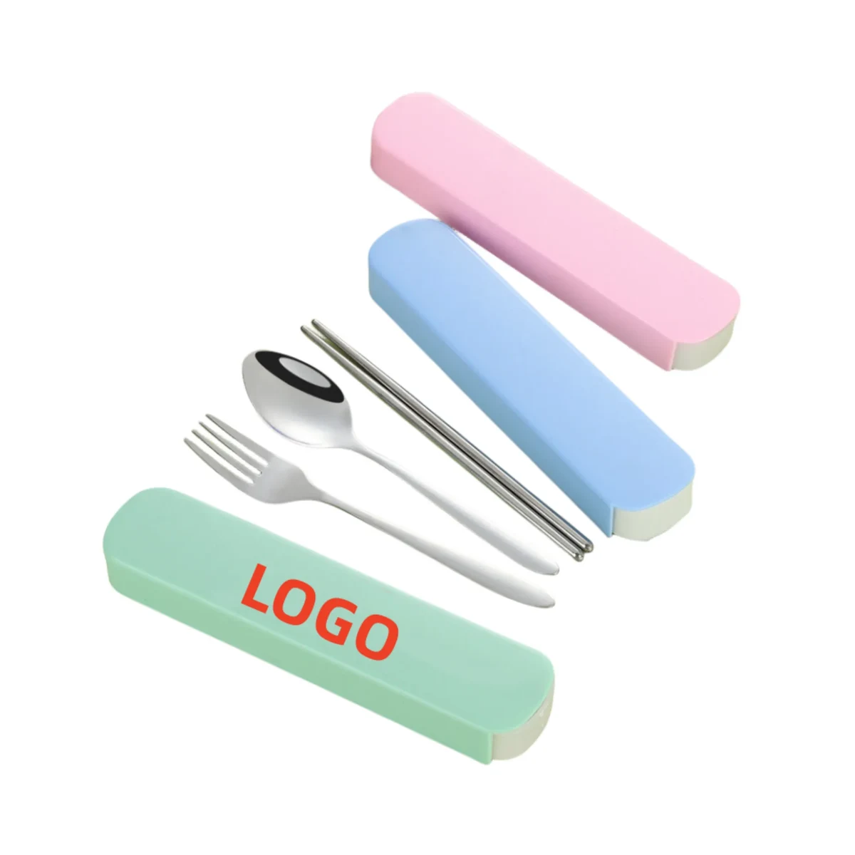 3 Piece Portable Travel Flatware Set 1
