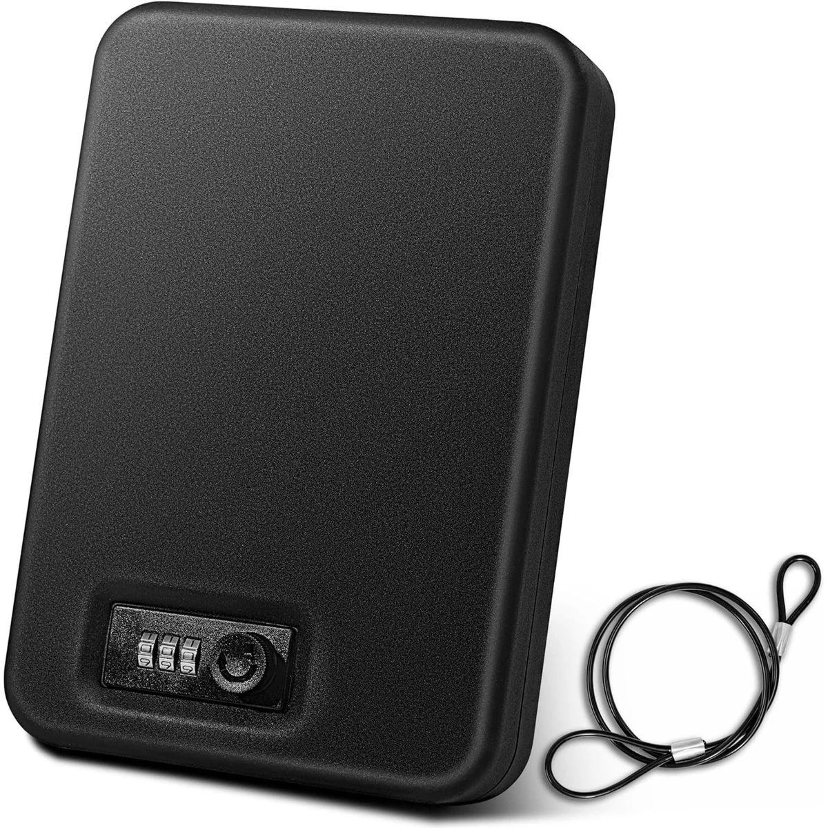 portable handgun security case lock box 1