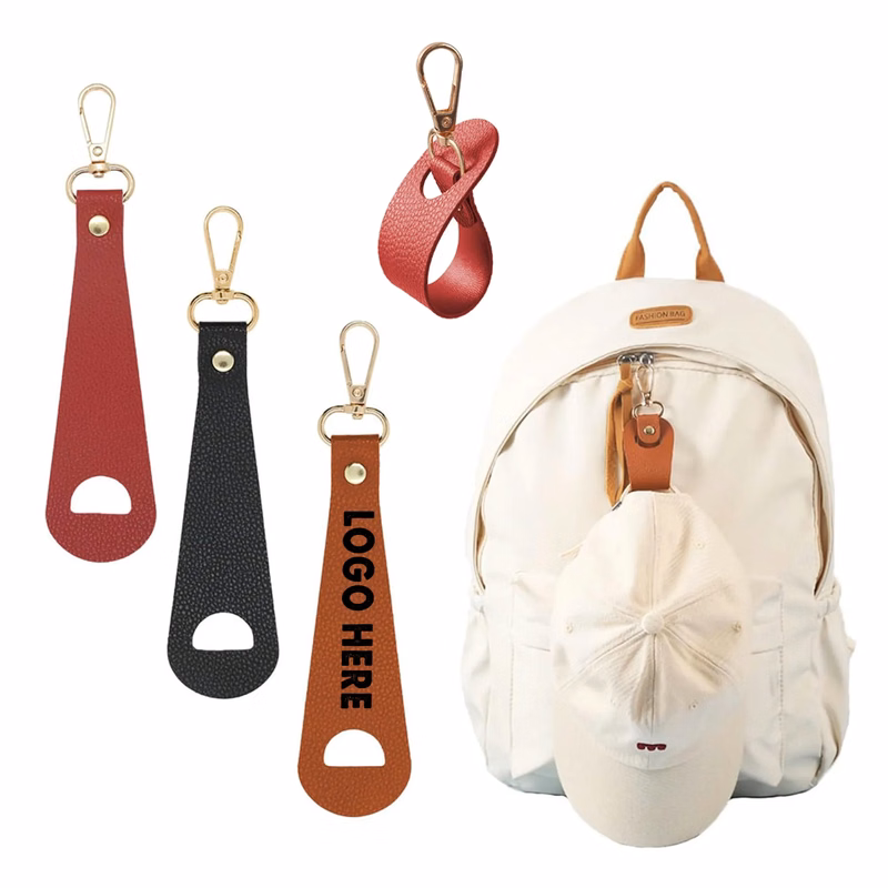 Pu Leather Hat Clip