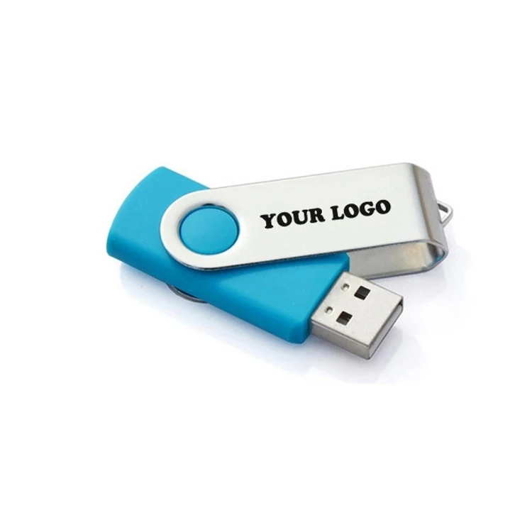 4GB Swing USB Flash Drive w/ Metal Swivel Cover 1