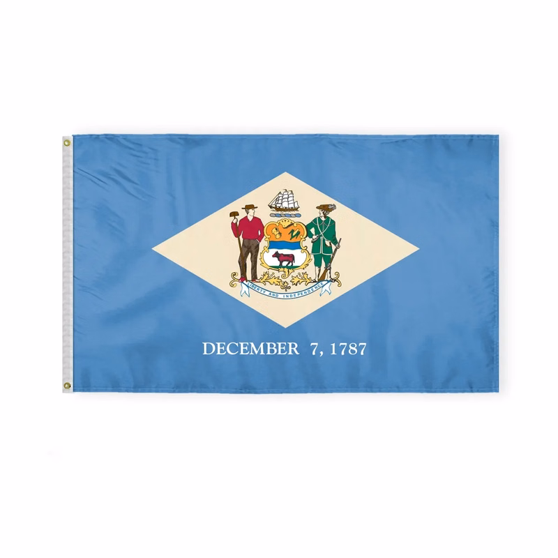 3'x5' Delaware ePoly Printed Flags