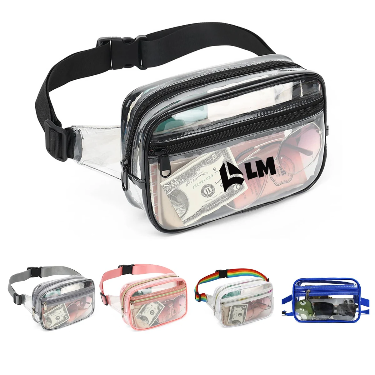 Clear Waist Belt Bag 1