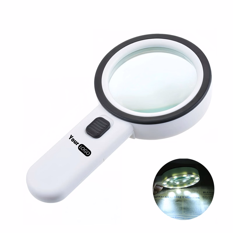 ABS Double Layer Optical Glass Lens With Led Light