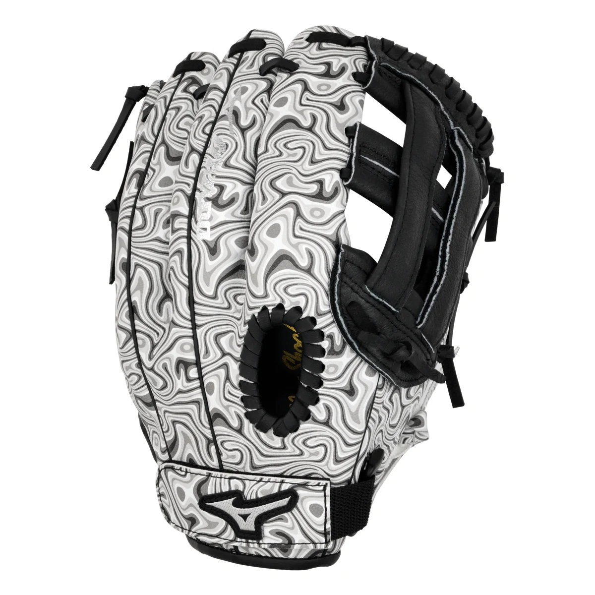 GPP1151Y3P PROSPECT BB 11.50 PRINTED, T Web, Full Grain Pigskin, Oil Slick Print Pattern 1