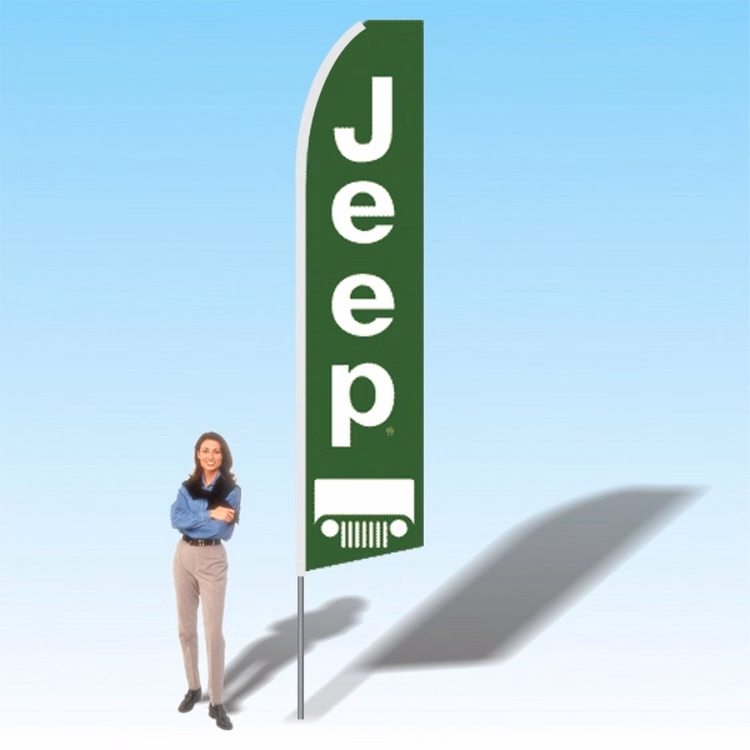15FT Jeep Advertising Banner Flag
