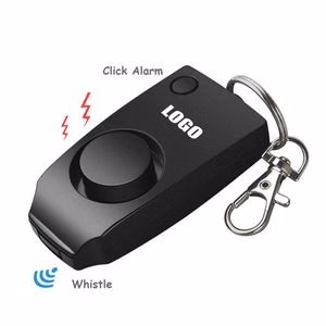 Personal Safety Alarm Keychain With Whistle And 120DB Dual Speaker Sound