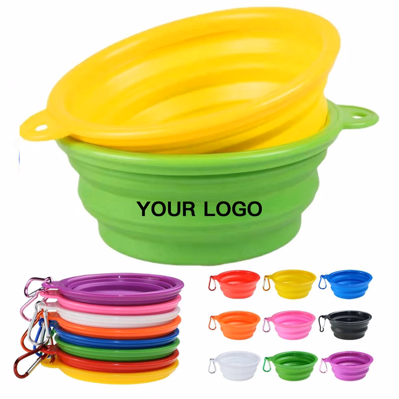 TPE Portable Pet Food and Water Bowl