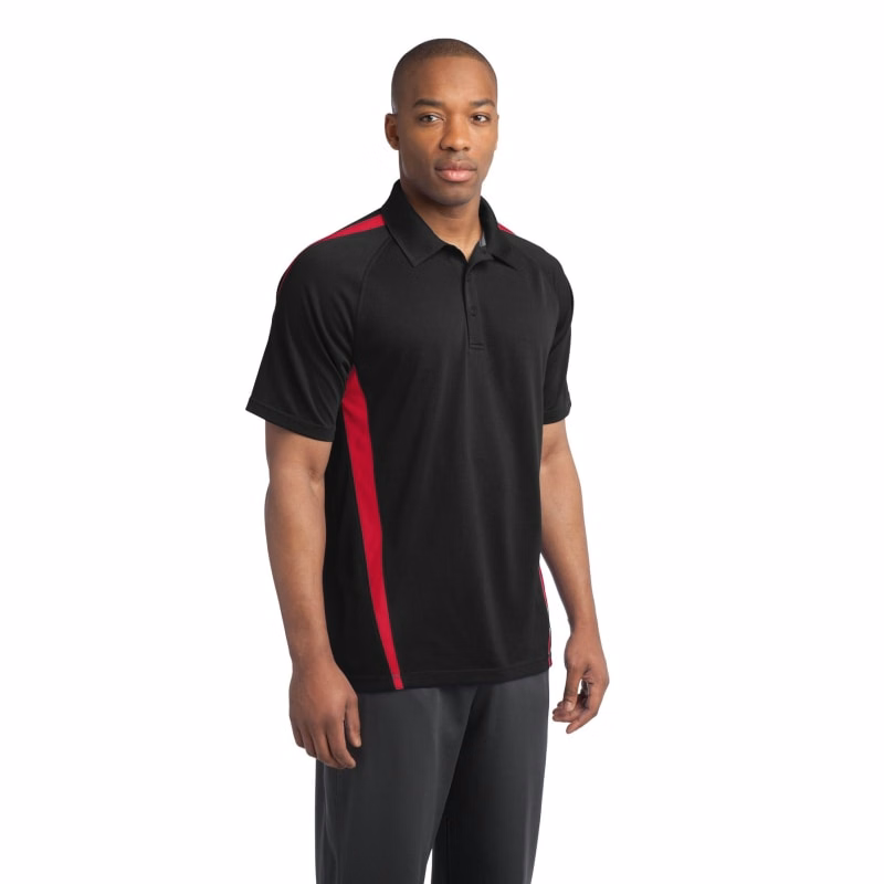 Sport-Tek PosiCharge Micro-Mesh Colorblock Polo.
