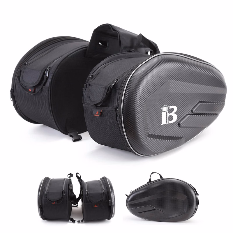 Motorcycle side saddle bag