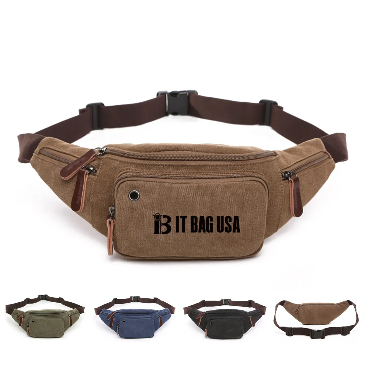 Canvas Waist Fanny Bag 1