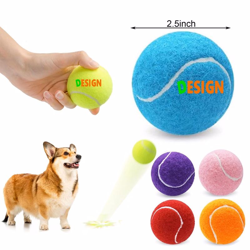 Interactive Dog Chew Tennis Ball