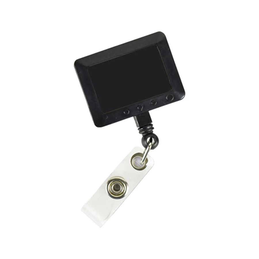 Rectangle Badge Reel w/ Belt Clip 1
