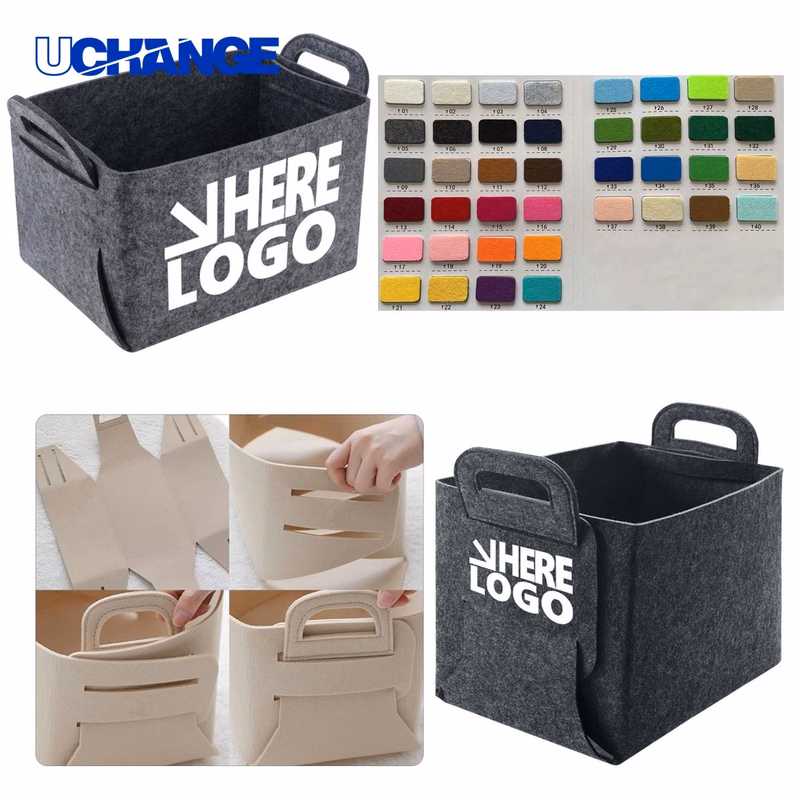Foldable Felt Storage Basket