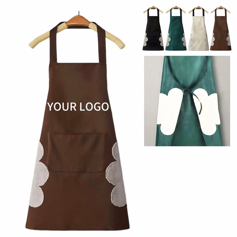 PVC Kitchen Apron with Front Pocket