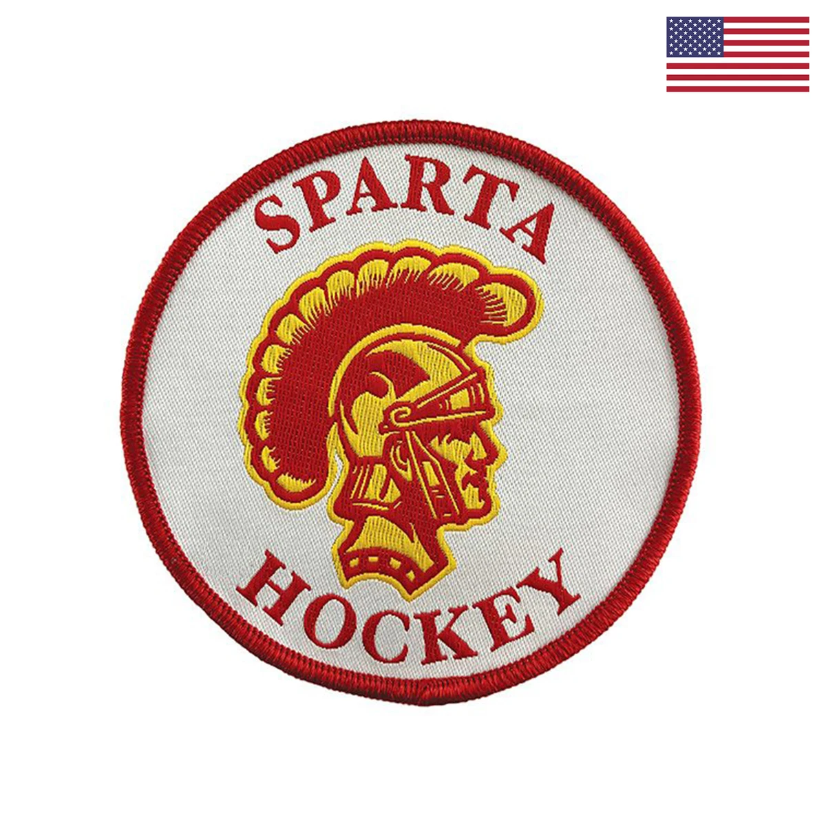Woven Patch (Iron-On) Up To 25 Sq. In. w/ Merrowed Edge 1