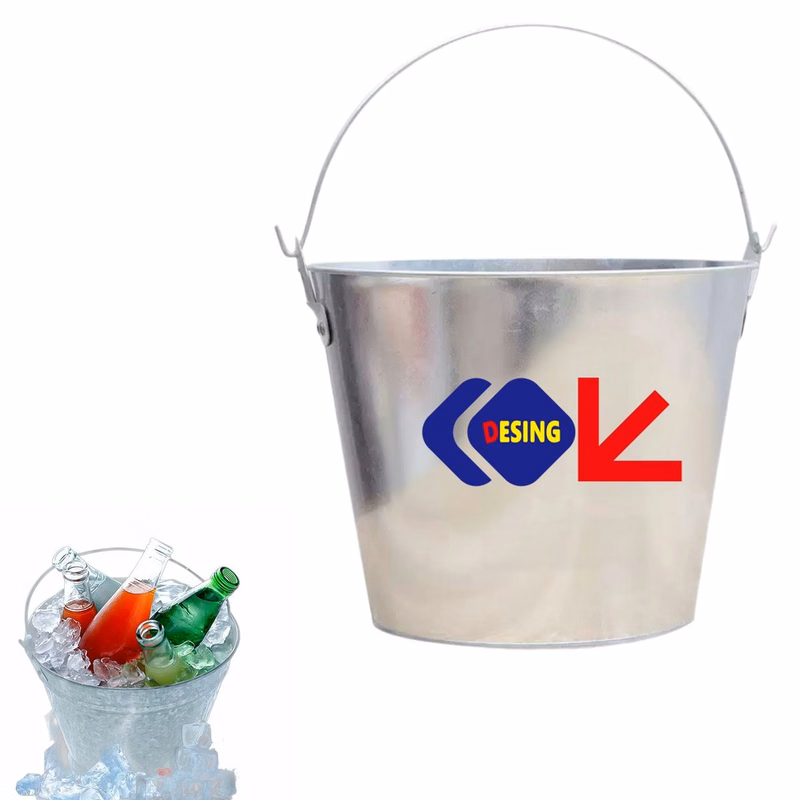 Metal Galvanized Ice Bucket