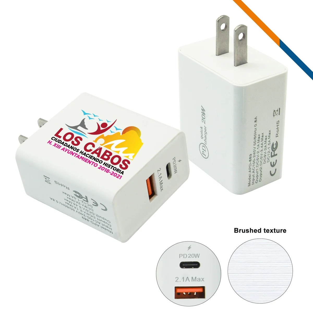Broana Dual Port 20W Quick Charger 1