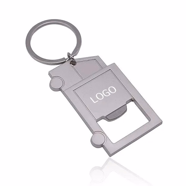 Truck Keyring Metal Bottle Opener Keychain