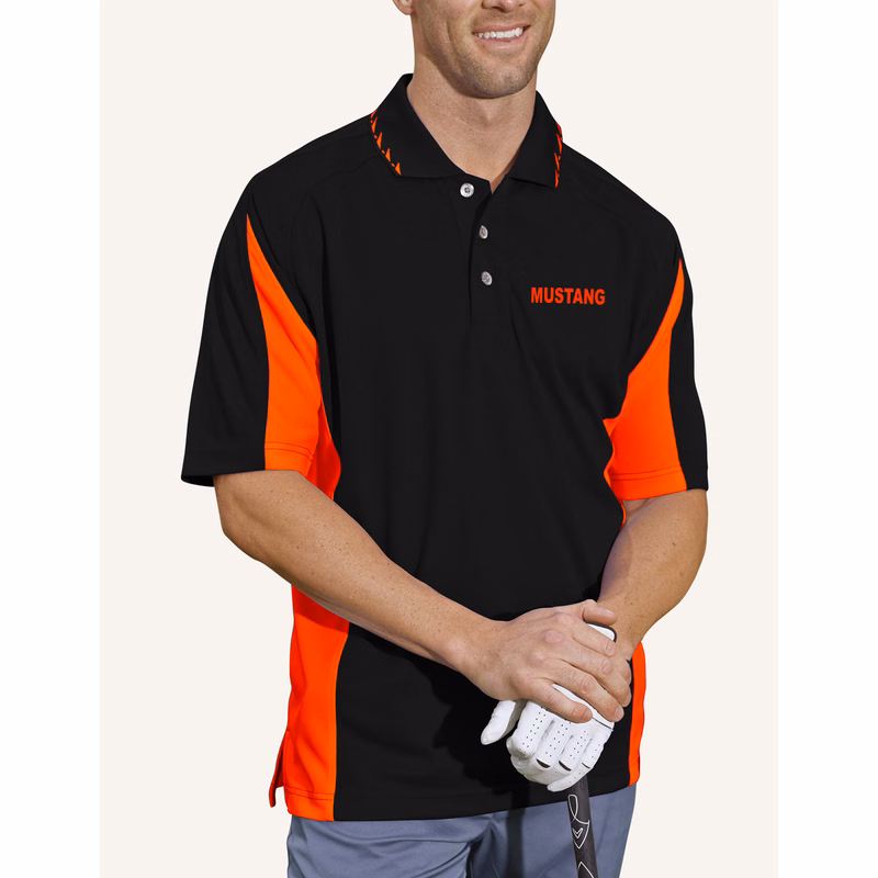 Men's Mustang Birds Eye Polo Shirt