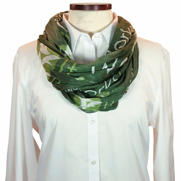 Custom Cotton Wet Dye Infinity Scarf