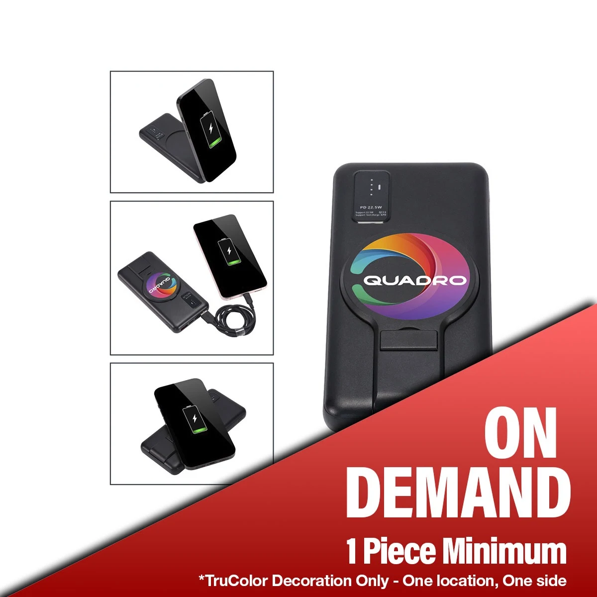 Wireless Power Bank with Stand - 8,000 mAh 1