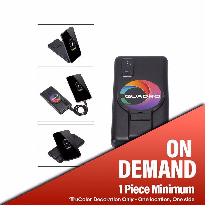Wireless Power Bank with Stand - 8,000 mAh
