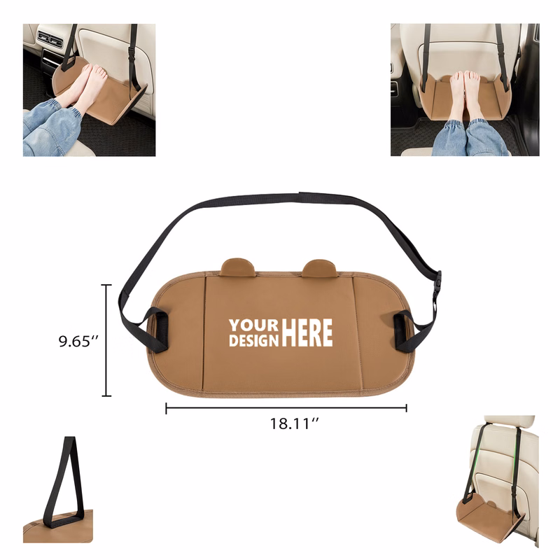 Portable Car Seat Footrest Adjustable Foot Hammock