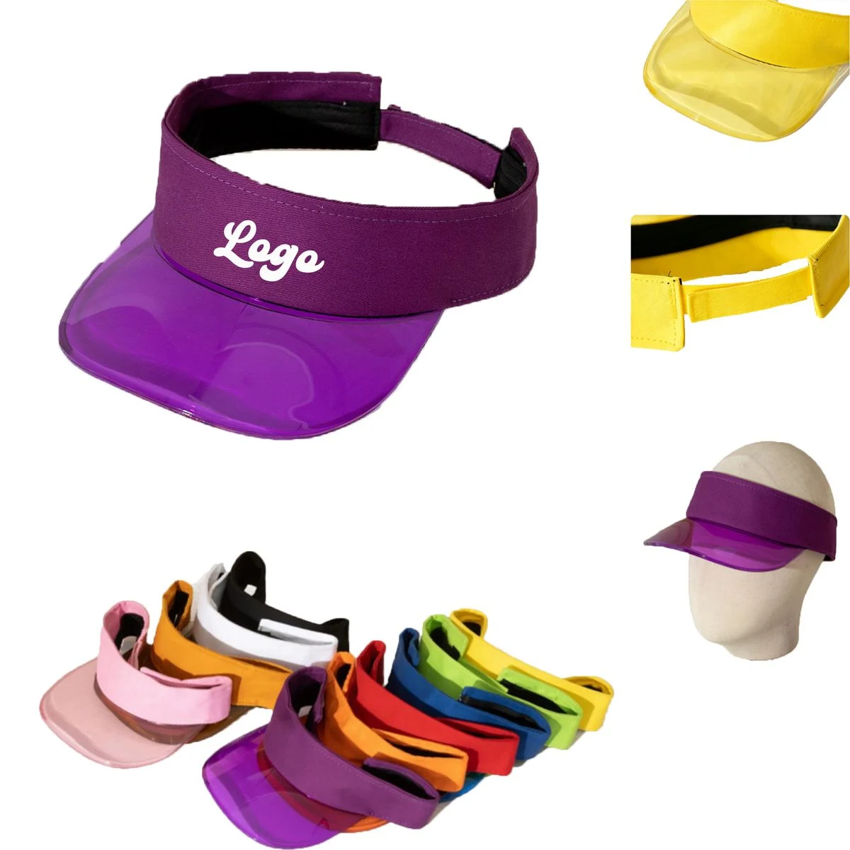 Outdoor Breathable Visor Hat with UPF Sun Protection 1