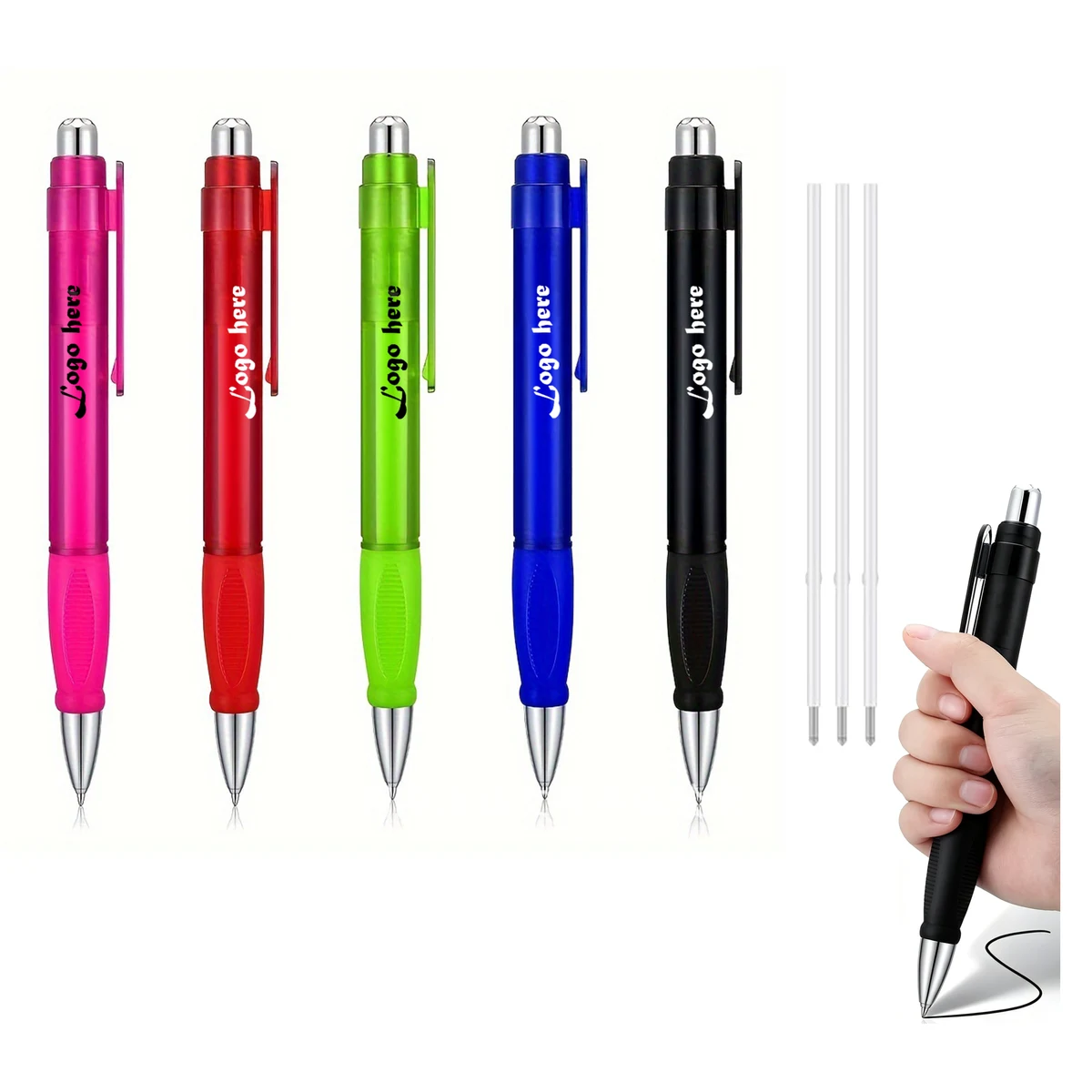 High Capacity Extra Write Retractable Pen 1